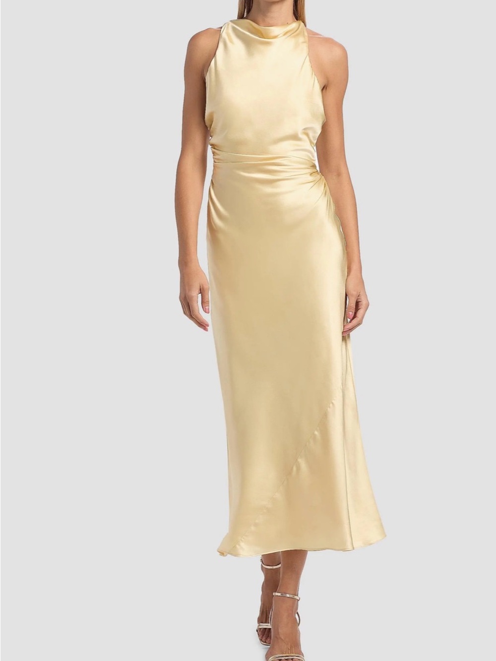 Reformation Casette Silk Dress